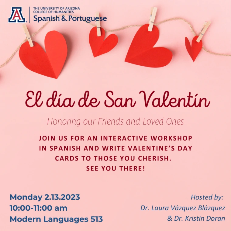 El dia de San Valentin flyer square image