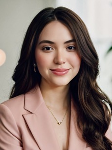 Professional headshot of Maria Camila, dressed formally.