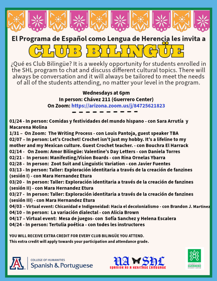 Club Bilingue Spring 2024